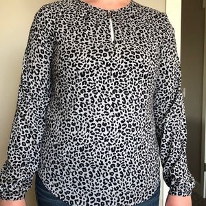 Ann Taylor Cheetah Print Blouse
